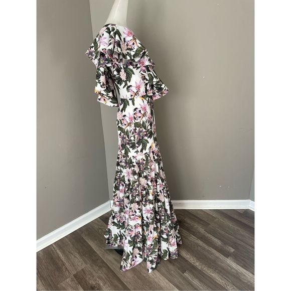 No Pise La Grama
Aracea Asymmetric Ruffled Maxi Dress - Picture 9 of 11